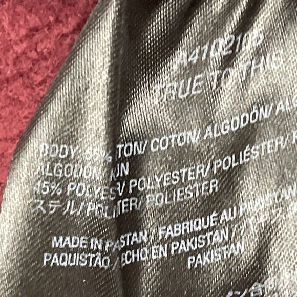 Volcom Hoodie Sweatshirt Men’s M Skater Cotton Blend Spellout Logo Maroon Pocket - Picture 6 of 11